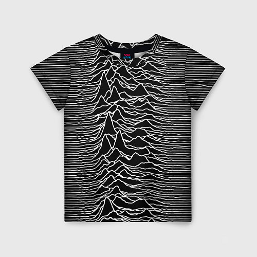 Детская футболка Joy Division: Unknown Pleasures / 3D-принт – фото 1