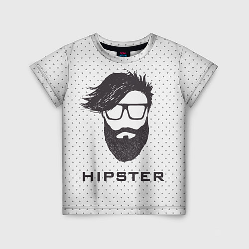Детская футболка Hipster / 3D-принт – фото 1