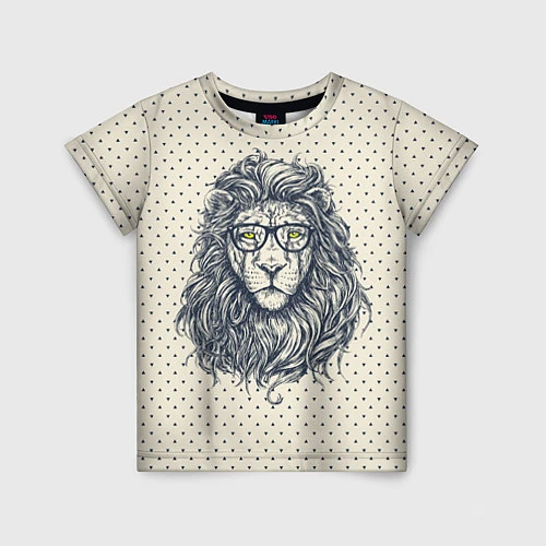 Детская футболка SWAG Lion / 3D-принт – фото 1