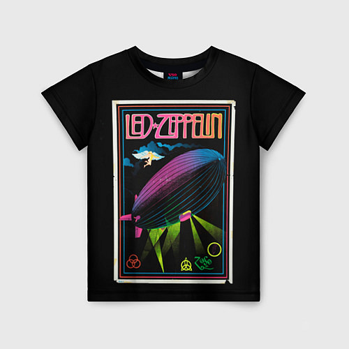 Детская футболка Led Zeppelin: Angel Poster / 3D-принт – фото 1