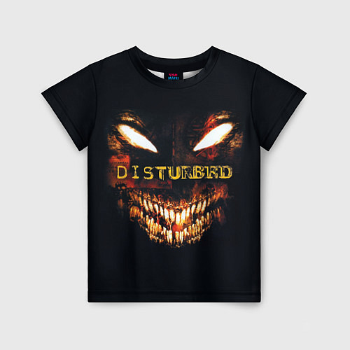 Детская футболка Disturbed Demon / 3D-принт – фото 1
