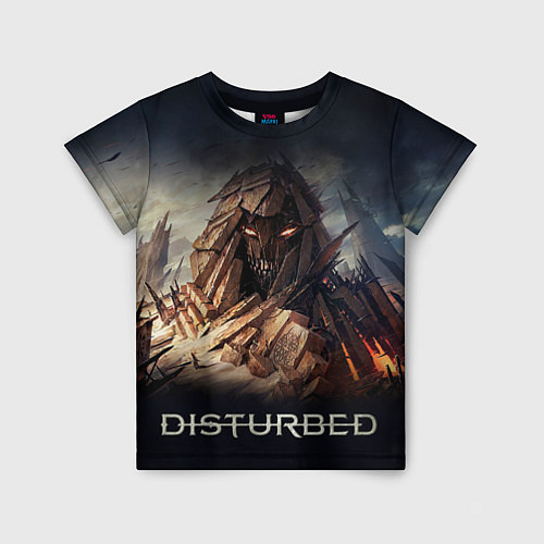 Детская футболка Disturbed: Skull Mountain / 3D-принт – фото 1