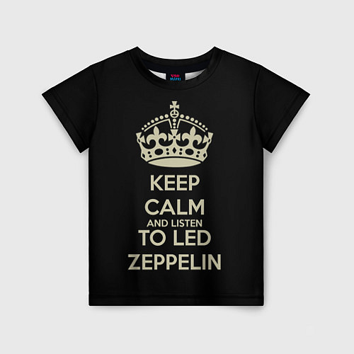 Детская футболка Keep Calm & Led Zeppelin / 3D-принт – фото 1