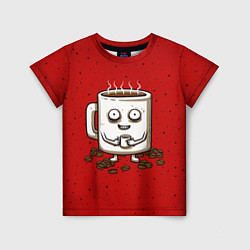 Детская футболка Кофейный пьяница