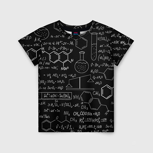 Детская футболка Химия / 3D-принт – фото 1