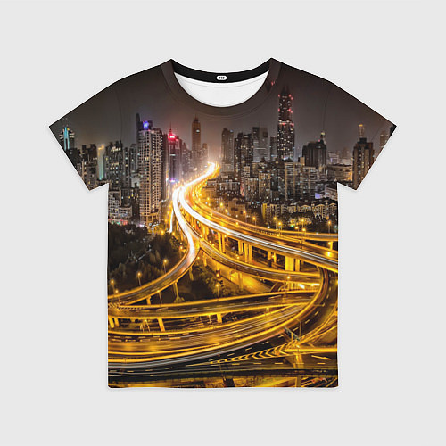 Детская футболка Шанхай - авторазвязка / 3D-принт – фото 1