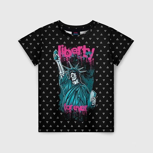 Детская футболка Liberty Forever / 3D-принт – фото 1