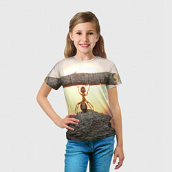 Футболка детская Муравей-силач, цвет: 3D-принт — фото 2