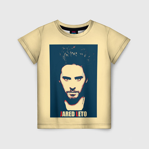 Детская футболка Jared Leto / 3D-принт – фото 1