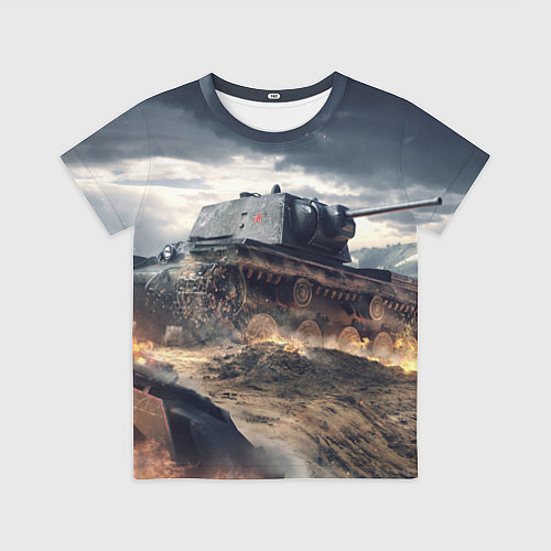 Детская футболка Танк / 3D-принт – фото 1