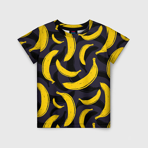 Детская футболка Бананы / 3D-принт – фото 1
