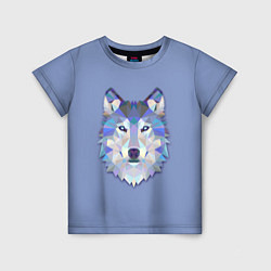 Футболка детская Геометрический волк, цвет: 3D-принт