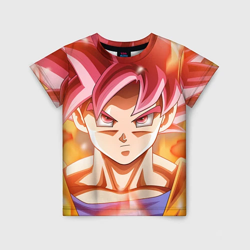 Детская футболка DBZ: Super Goku / 3D-принт – фото 1