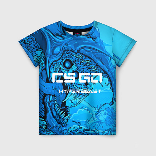 Детская футболка CS:GO Cold Hyper Beast / 3D-принт – фото 1