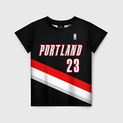 Футболка детская Portland Trail Blazers 23, цвет: 3D-принт