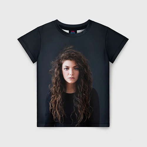 Детская футболка Lorde / 3D-принт – фото 1