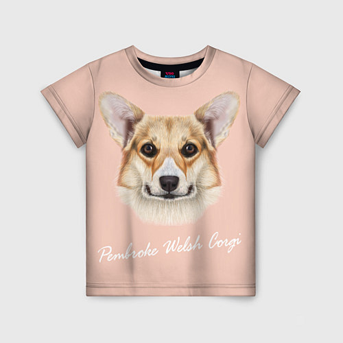 Детская футболка Pembroke welsh Corgi / 3D-принт – фото 1