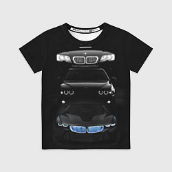 Футболка детская BMW - models, цвет: 3D-принт