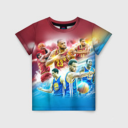Футболка детская Golden State Warriors, цвет: 3D-принт