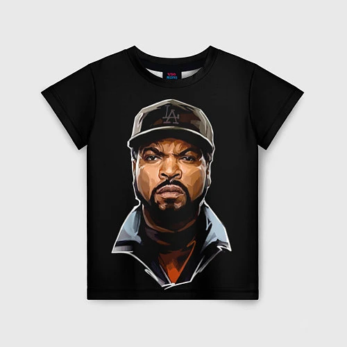 Детская футболка Ice Cube / 3D-принт – фото 1