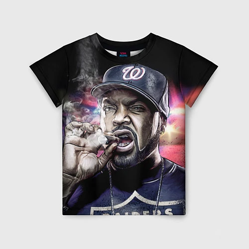 Детская футболка Ice Cube: Big boss / 3D-принт – фото 1