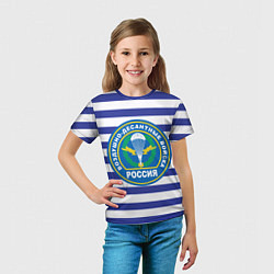 Футболка детская ВДВ Россия, цвет: 3D-принт — фото 2