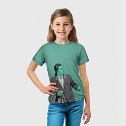 Футболка детская Недоумевающий Винсент, цвет: 3D-принт — фото 2