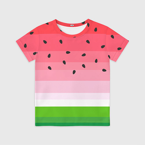 Детская футболка Арбузик / 3D-принт – фото 1