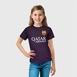 Футболка детская Barcelona FC: Violet, цвет: 3D-принт — фото 2