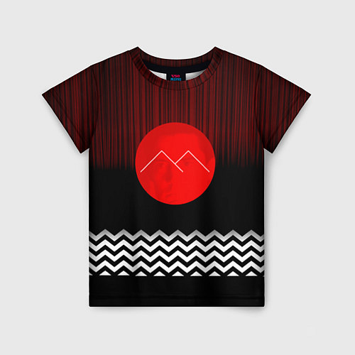 Детская футболка Twin Peaks Sun / 3D-принт – фото 1