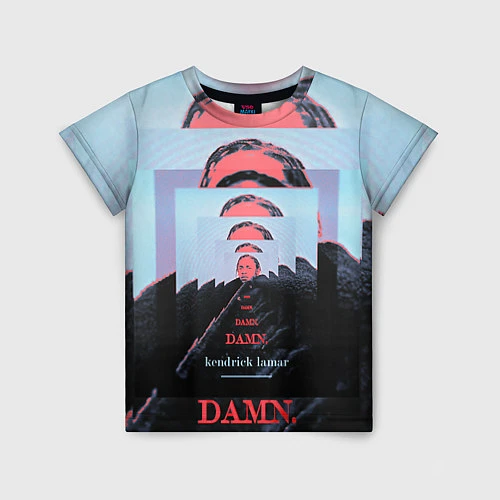 Детская футболка Damn: Kendrick Lamar / 3D-принт – фото 1
