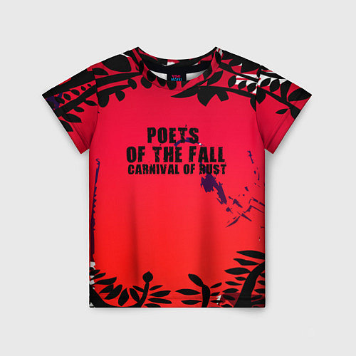 Детская футболка Poets of the Fall: Carnival of rust / 3D-принт – фото 1