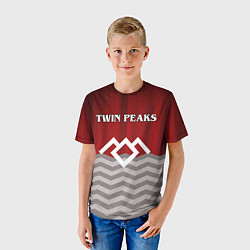 Футболка детская Twin Peaks, цвет: 3D-принт — фото 2