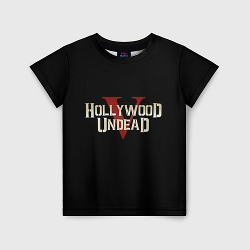 Детская футболка Hollywood Undead V / 3D-принт – фото 1