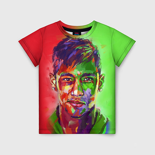 Детская футболка Neymar Art / 3D-принт – фото 1