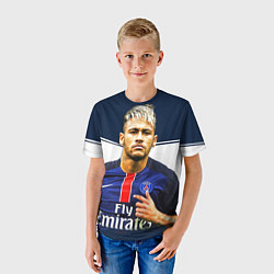 Футболка детская Neymar: Fly Emirates, цвет: 3D-принт — фото 2