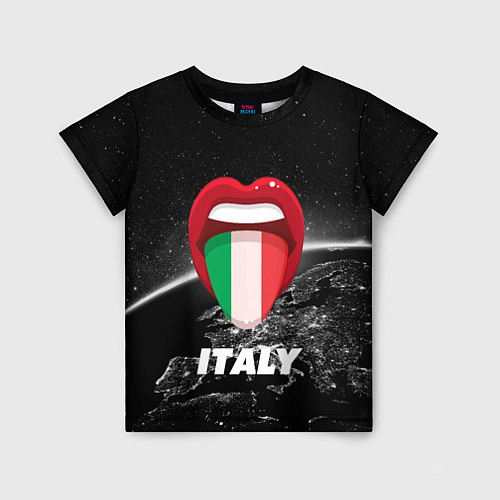 Детская футболка Italy / 3D-принт – фото 1