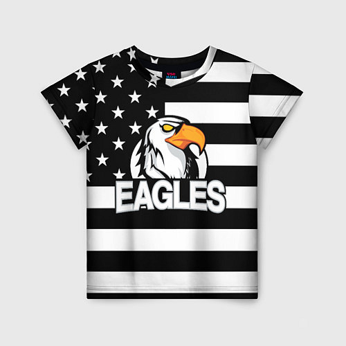Детская футболка Символика США / 3D-принт – фото 1