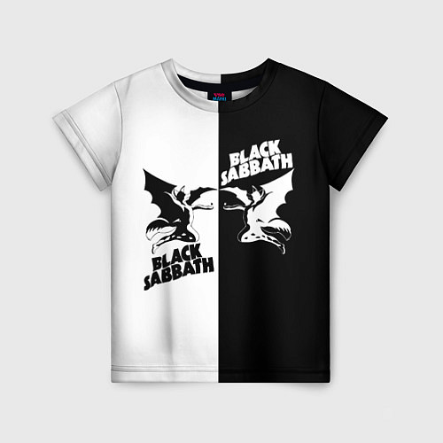 Детская футболка Black Sabbath / 3D-принт – фото 1