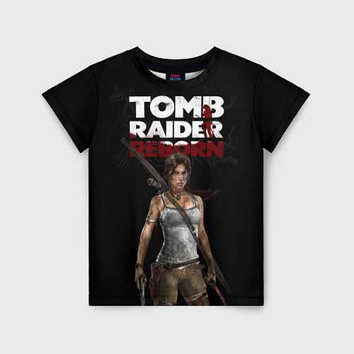 Детская футболка TOMB RAIDER / 3D-принт – фото 1