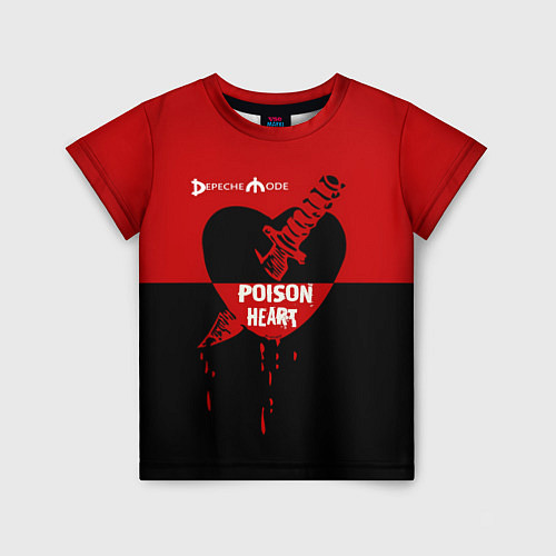 Детская футболка Poison heart / 3D-принт – фото 1