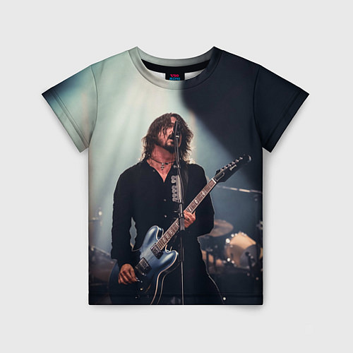 Детская футболка Dave Grohl: Rock Star / 3D-принт – фото 1