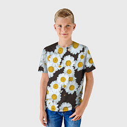 Футболка детская Аромашки, цвет: 3D-принт — фото 2