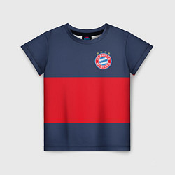 Детская футболка Bayern Munchen - Red-Blue FCB 2022 NEW