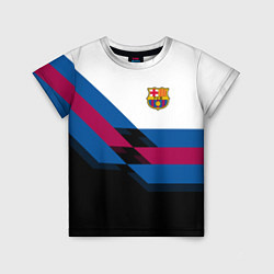 Футболка детская Barcelona FC: Black style, цвет: 3D-принт