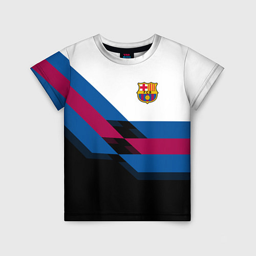 Детская футболка Barcelona FC: Black style / 3D-принт – фото 1