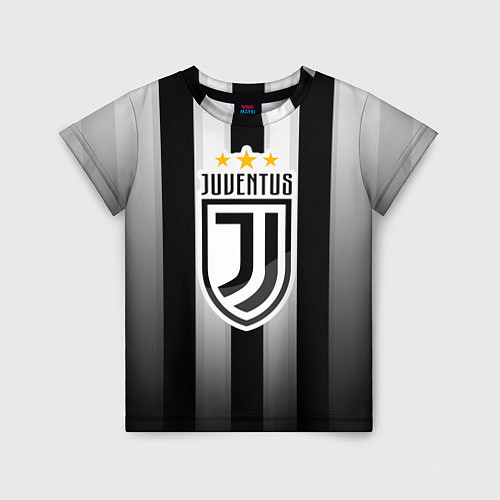 Детская футболка Juventus FC: New logo / 3D-принт – фото 1