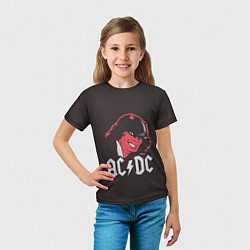 Футболка детская AC/DC Devil, цвет: 3D-принт — фото 2