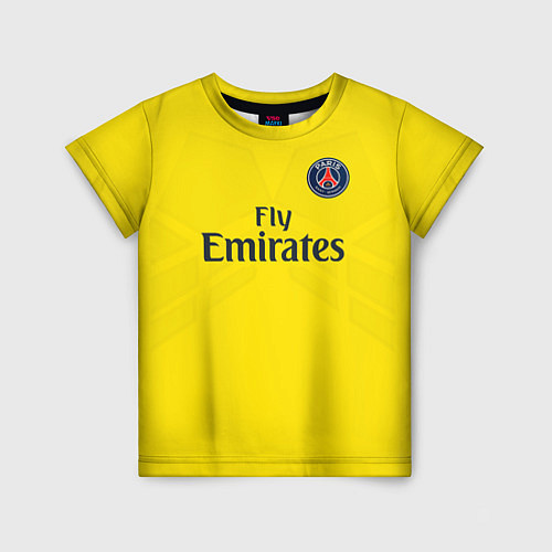 Детская футболка PSG FC: Neymar Away 17/18 / 3D-принт – фото 1