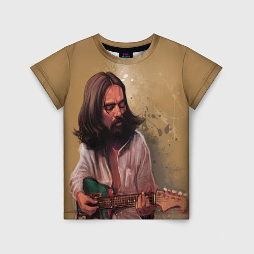 Детская футболка George Harrison: Guitarist / 3D-принт – фото 1
